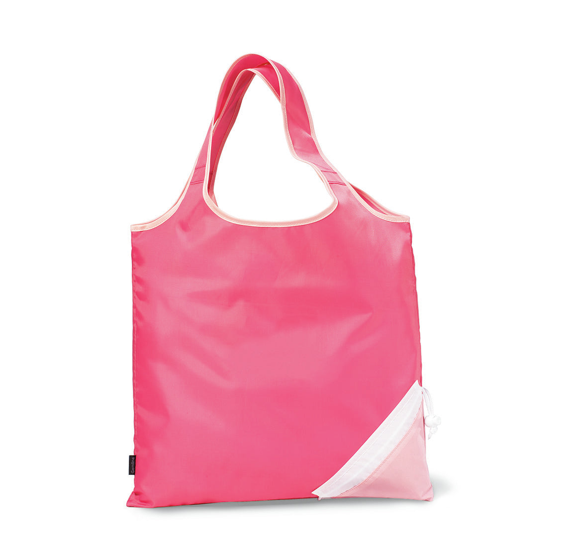 Peony Pink-Deep Pink Latitudes Foldaway Shopper