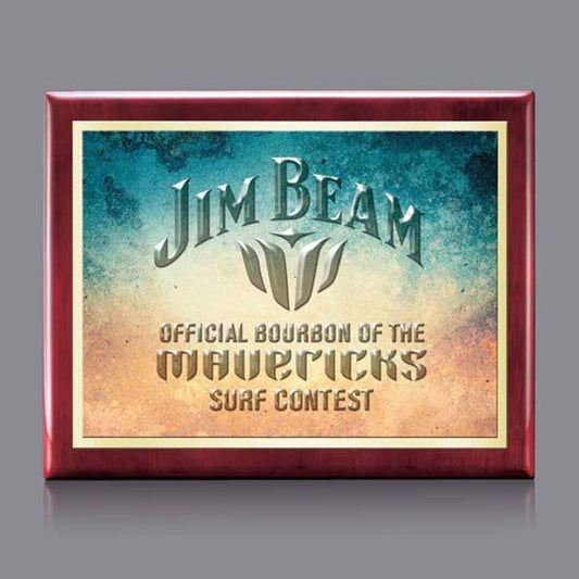 Oakleigh VividPrint™ 3D Plaque - Rosewood/White