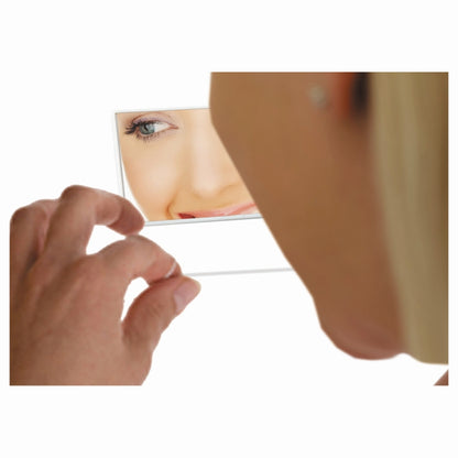 44 Yards Credit Card Size Dental Floss Dispenser with Mirror and Pouch