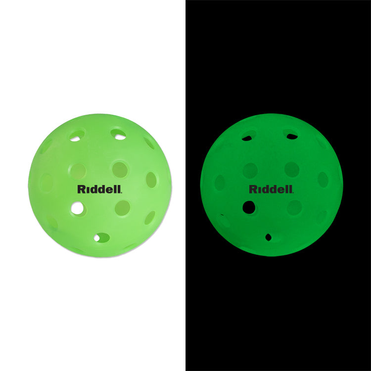 Green 40 Hole Outdoor Glow in the Dark Pickleball