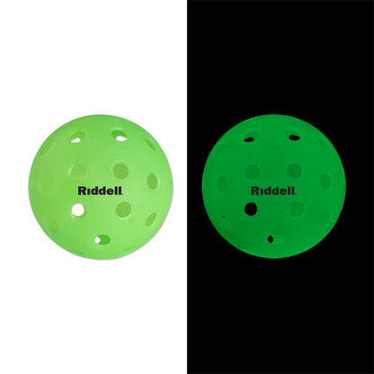 Green 40 Hole Outdoor Glow in the Dark Pickleball