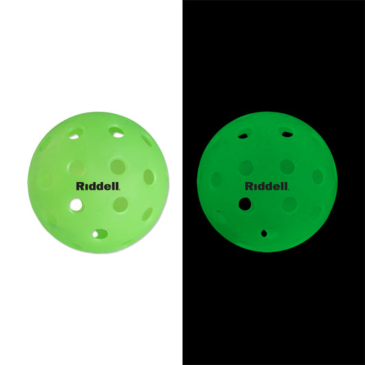 Green 40 Hole Outdoor Glow in the Dark Pickleball