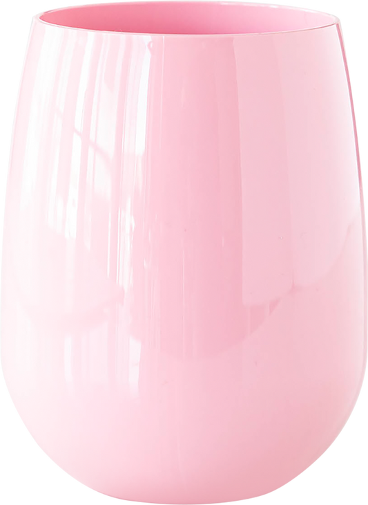 12oz Colored Stemless Wine Glass