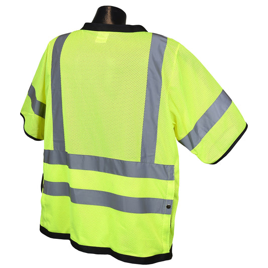 SV59-3 Type R Class 3 Heavy Duty Mesh Surveyor Vest - Green - Size 2X