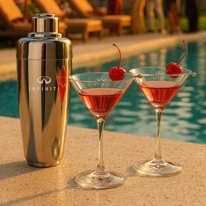 Pescara Shaker & Santiago Martini Set