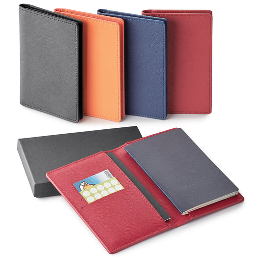 Genuine leather rfid booklet/ passport holder