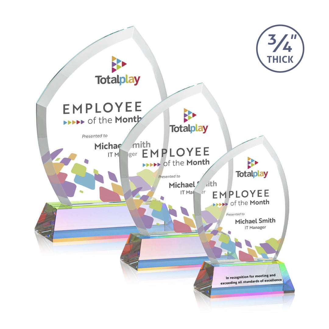 Daltry VividPrint™ Award on Newhaven Base - Prismatic