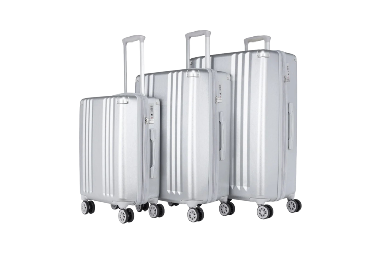CALPAK Ambeur 3-Piece Luggage Set Silver
