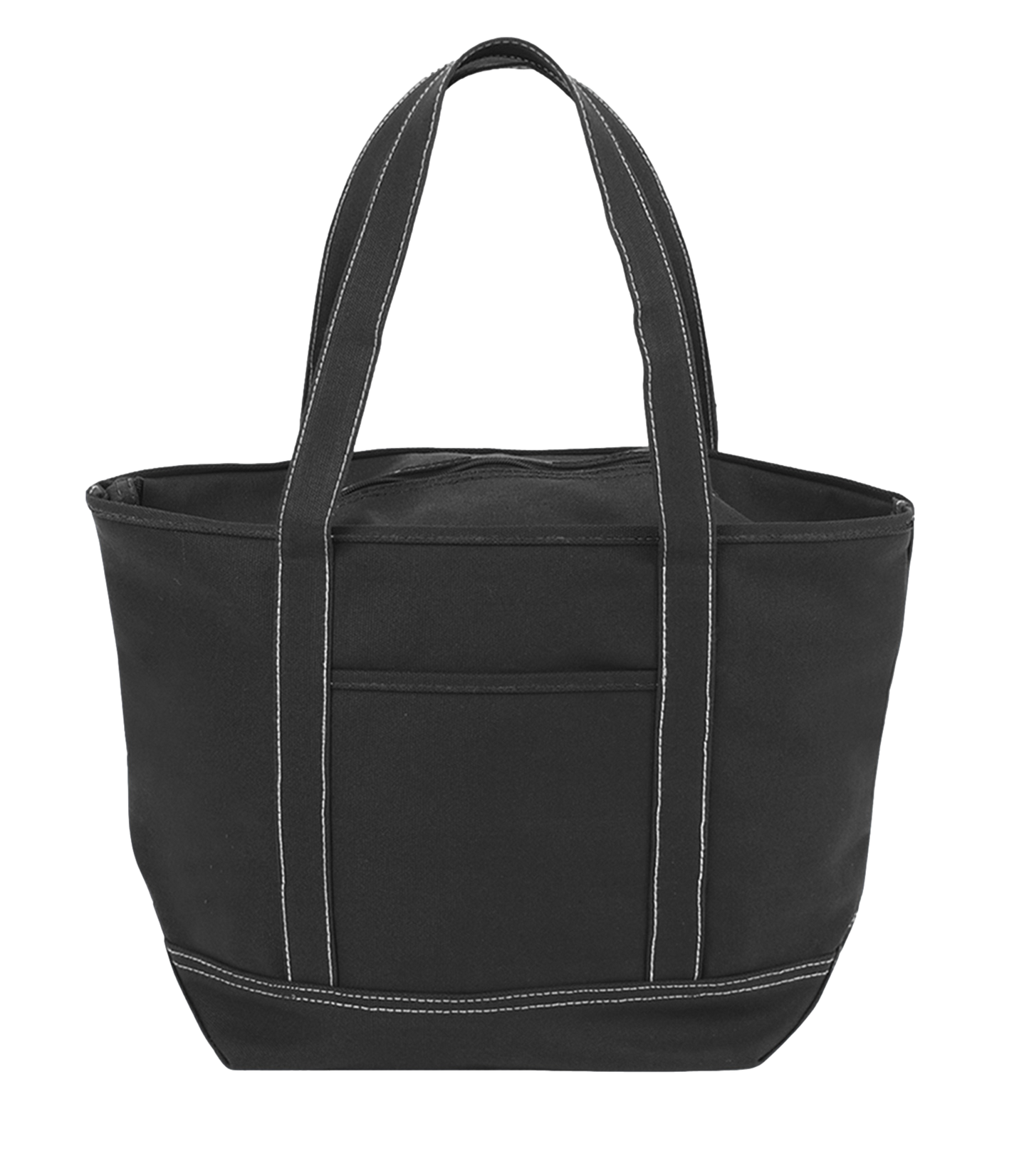 Sailway Solid Zippered Tote Bag