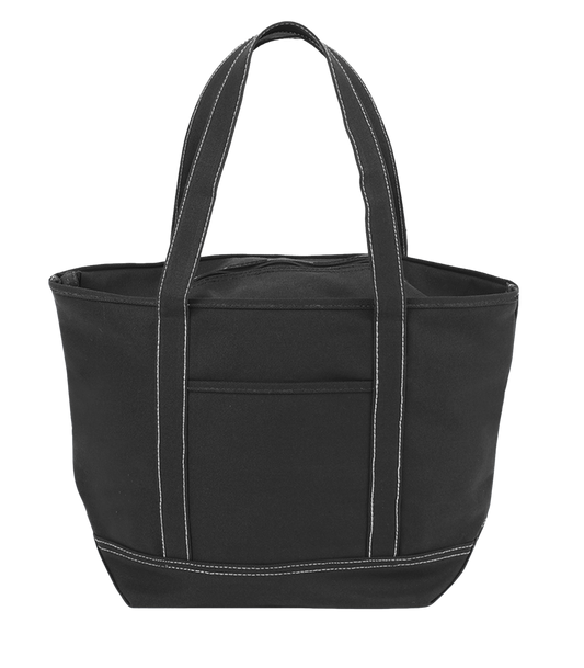 Sailway Solid Zippered Tote Bag