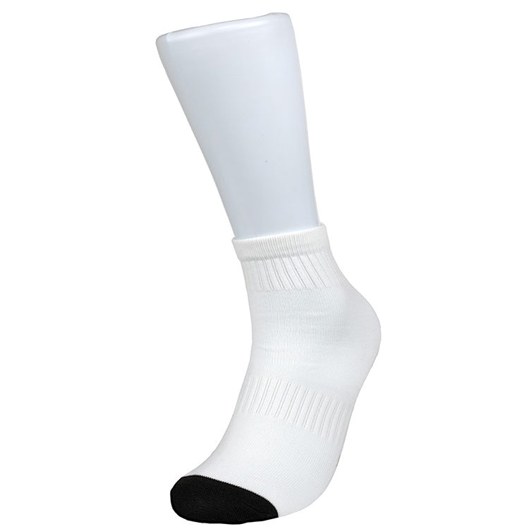 "SPORTY" Color Sublimation Low-Cut Ankle Crew Socks in Men’s & Women’s Size (SOCK12-M Men / SOCK12-W