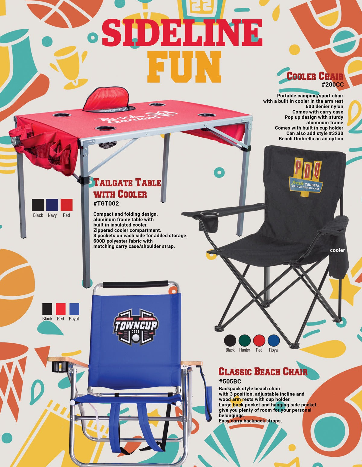 Tailgate Table with Cooler