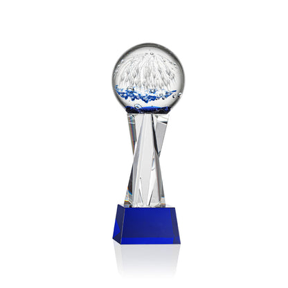 Starburst Award on Grafton Base - Blue