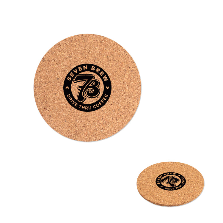 Natural Round Cork Coaster
