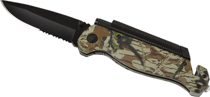 Camo Survival/Rescue Knife