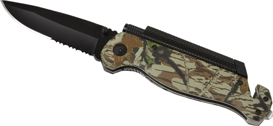 Camo Survival/Rescue Knife
