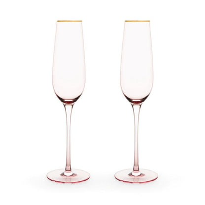 Twine Living® Rose Crystal Champagne Flute