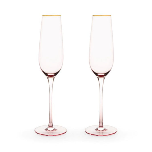 Twine Living® Rose Crystal Champagne Flute