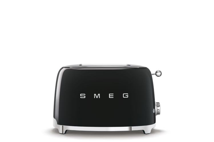 SMEG 2-Slice Toaster - Black Glossy