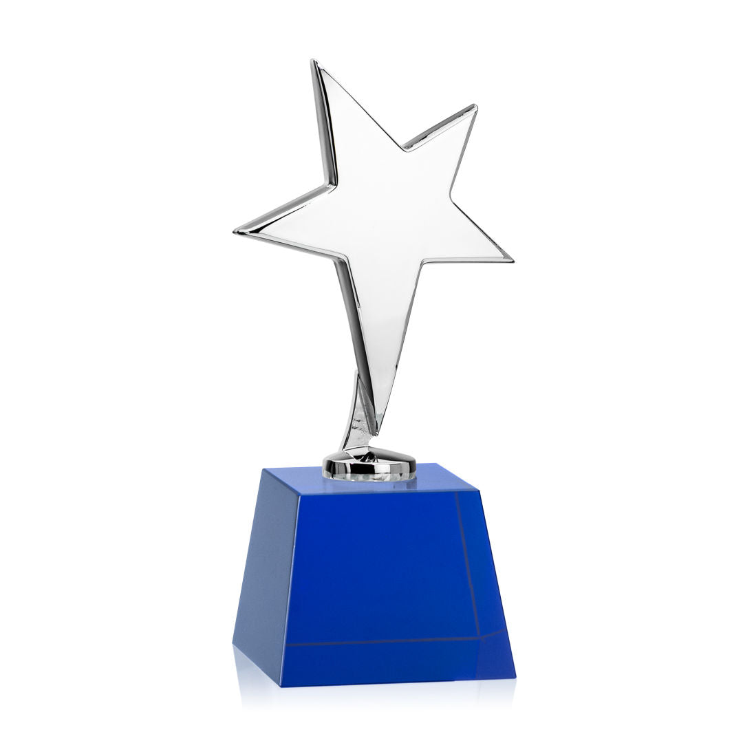 Tuscany Chrome Star on Robson Base - Blue