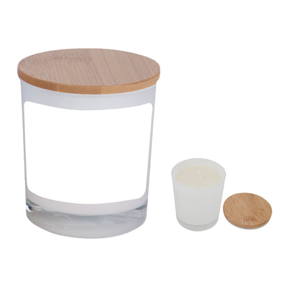 Bamboo Soy Candle With Full Color Label