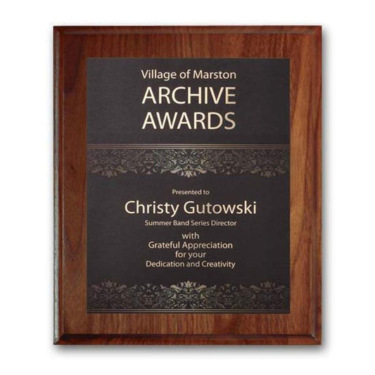 SpectraPrint™ Plaque - Cove Edge Gold