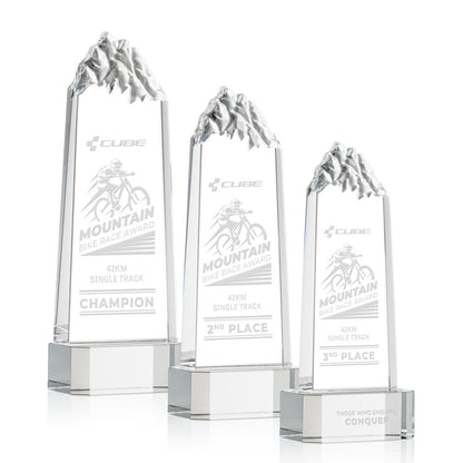 Himalayas Tower Award on Base - Clear