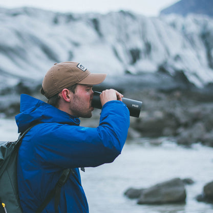 Black Powder MiiR® Vacuum Insulated Wide Mouth Bottle - 20 Oz.