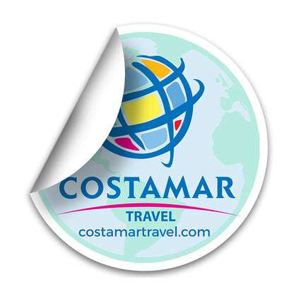 Globe Stock Shape Stickers