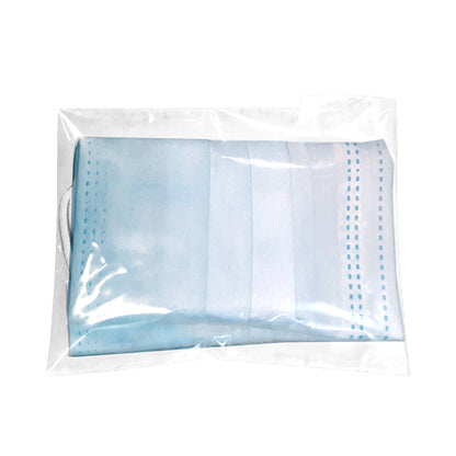 "Europa" 5 Piece Kit with 3-Ply Mask & Antiseptic Wipes in Zipper Pouch