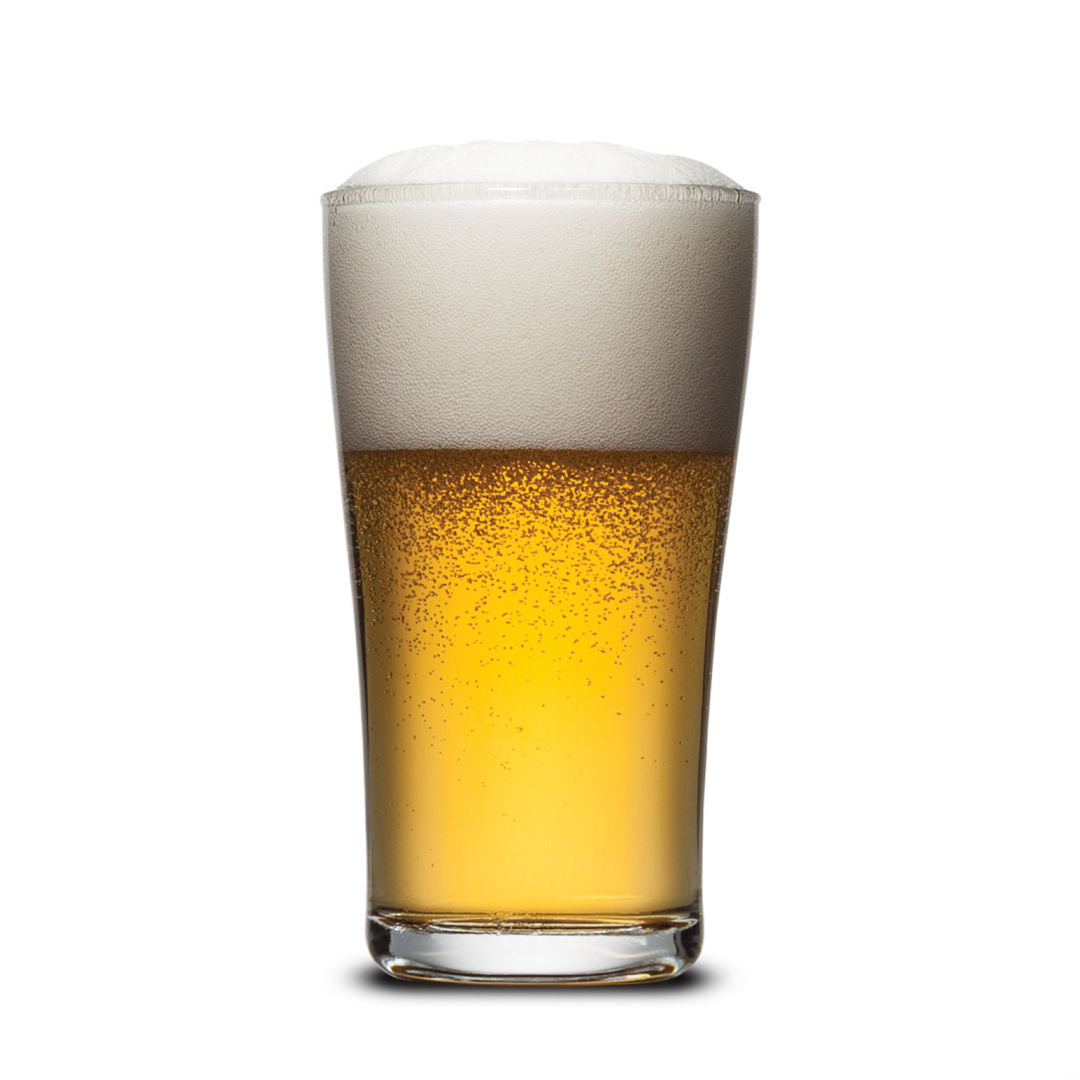 Caldecott Beer Glass - Deep Etch