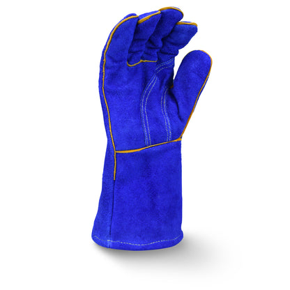 RWG5210 Blue Regular Shoulder Split Leather Welding Glove - Size XL