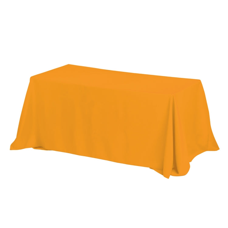 "Zenyatta Six" 4-Sided Throw Style Table Covers & Table Throws (Spot Color) / Fits 6 ft Table