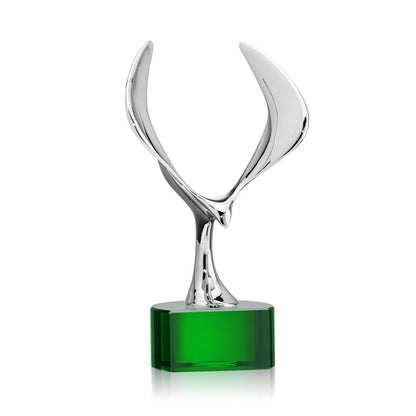 Maverick Eagle VividPrint™ Award on Paragon Base - Green