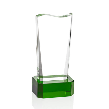Violetta VividPrint™ Award on Base - Green