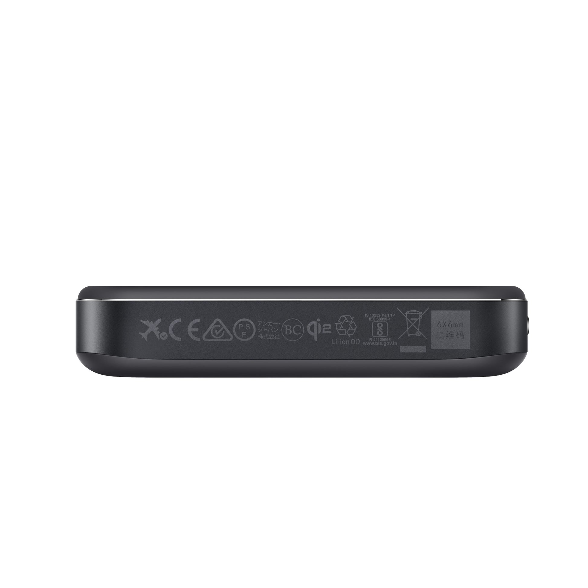 Black Anker MagGo Power Bank (10K, Slim)