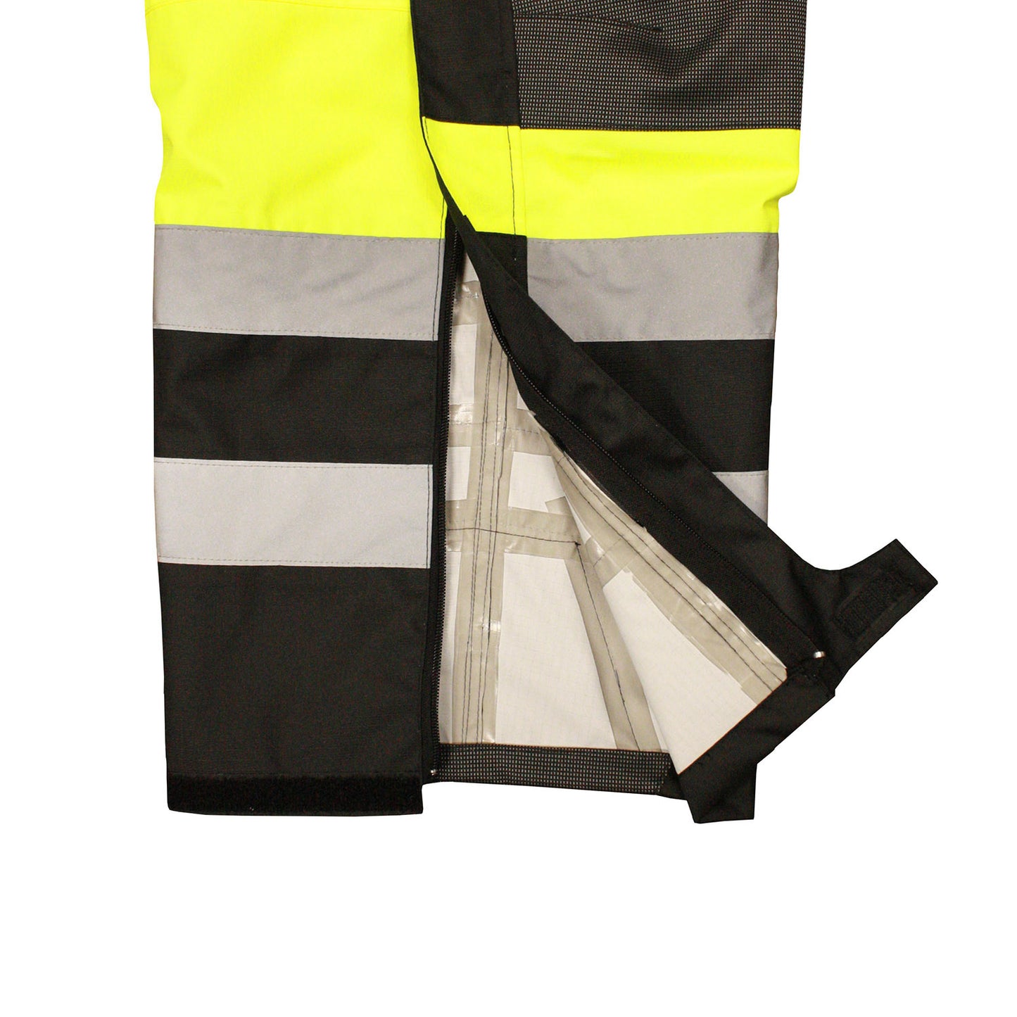 RW32-EZ1Y Heavy Duty Rip Stop Waterproof & Breathable Pants w/Bib - Hi-Vis Green - Size 2X
