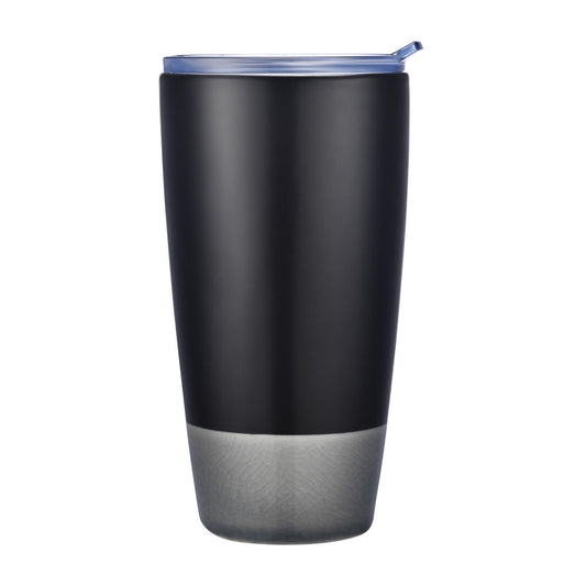 Celosia Double Wall Ceramic Tumbler w/Lid - 12oz