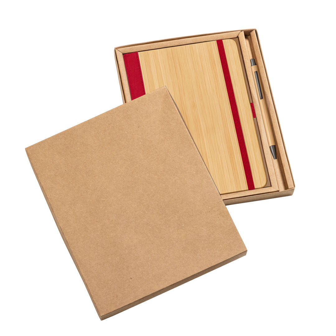 Forleo Bamboo Notebook/Lucky Pen Gift Set