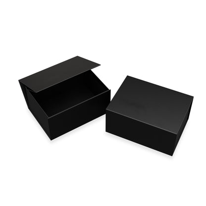 Small matte black magnetic gift box