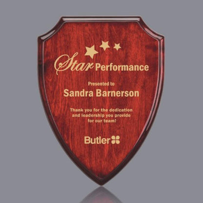 Montague Plaque - Rosewood