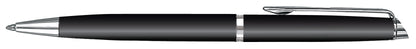 Black Matte - Silver Trim Waterman Hemisphere Ballpoint - Matte, Blue Ink