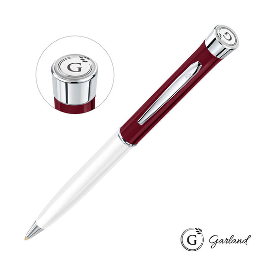 Garland® Patriot Ballpoint Twist Pen - Chrome Accent