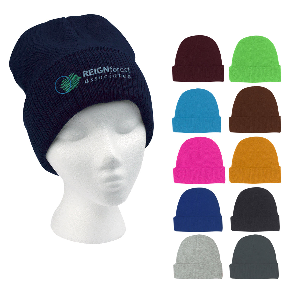 KNIT BEANIE WITH CUFF