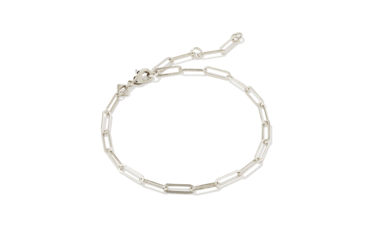 Kendra Scott Courtney Paperclip Bracelet in Silver