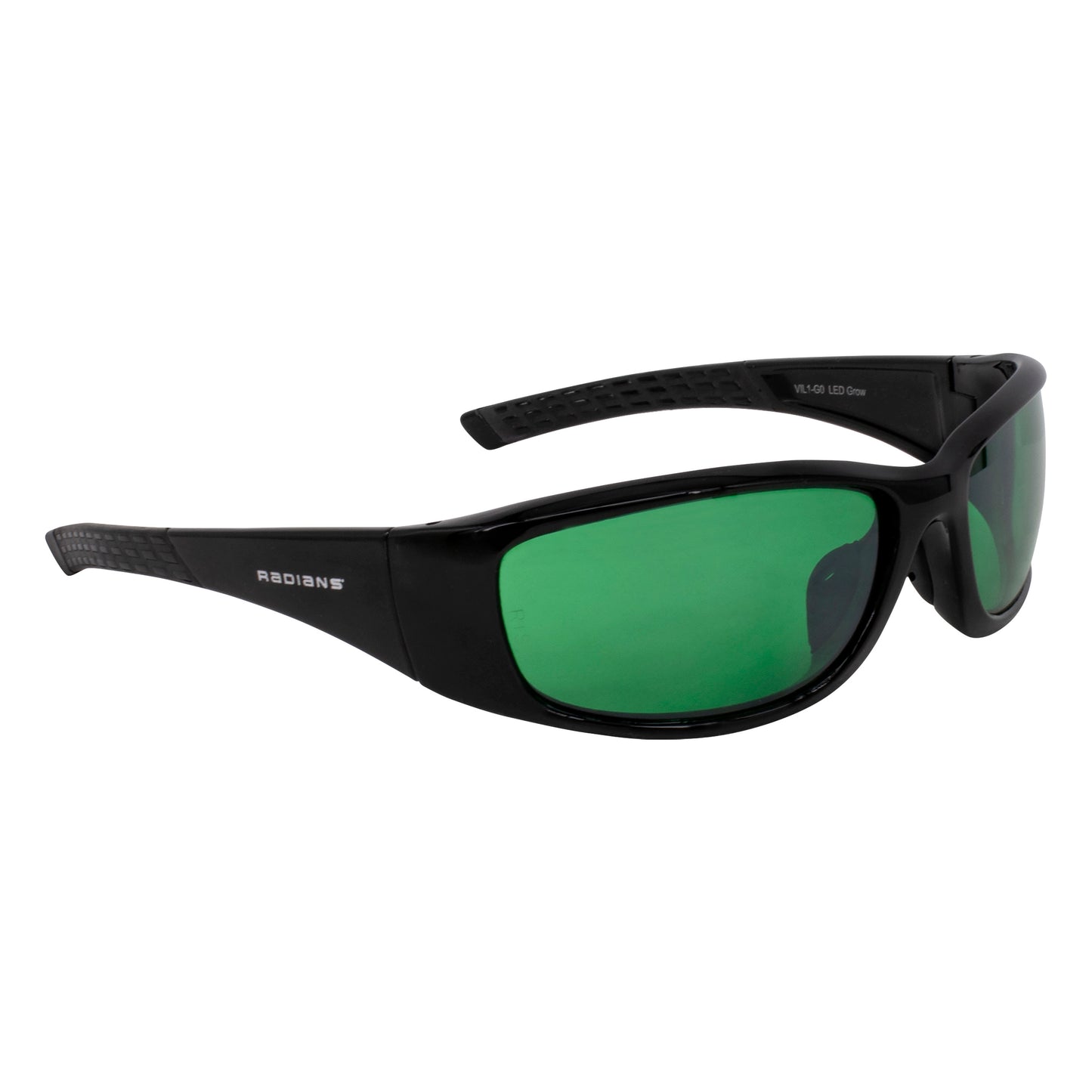 Villume® Indoor Farming Glasses - Black Frame - LED Grow Green Mirror Lens