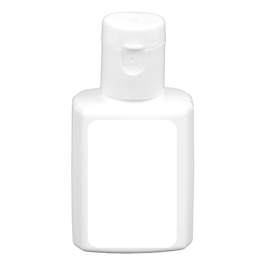 “SunFun” .5 oz Broad Spectrum SPF 30 Sunscreen Lotion In Solid White Flip-Top Squeeze Bottle