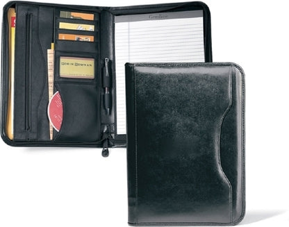 Black Deluxe Executive Vintage Leather Padfolio