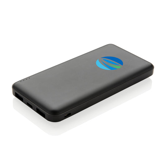 Black High Density 10.000 mAh Pocket Powerbank