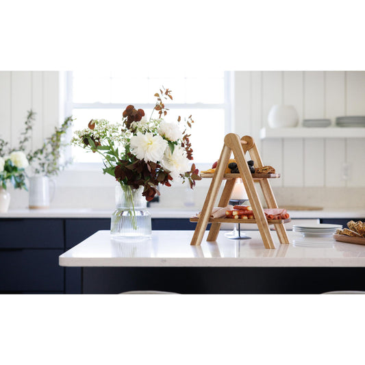 Wood La Cuisine 2 Tier Serving Tray